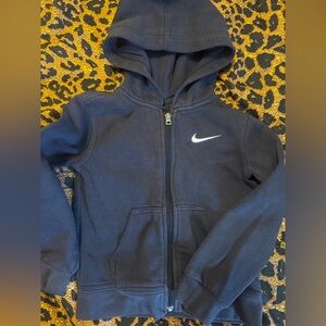 Nike Kids Black Zip Up Hoodie